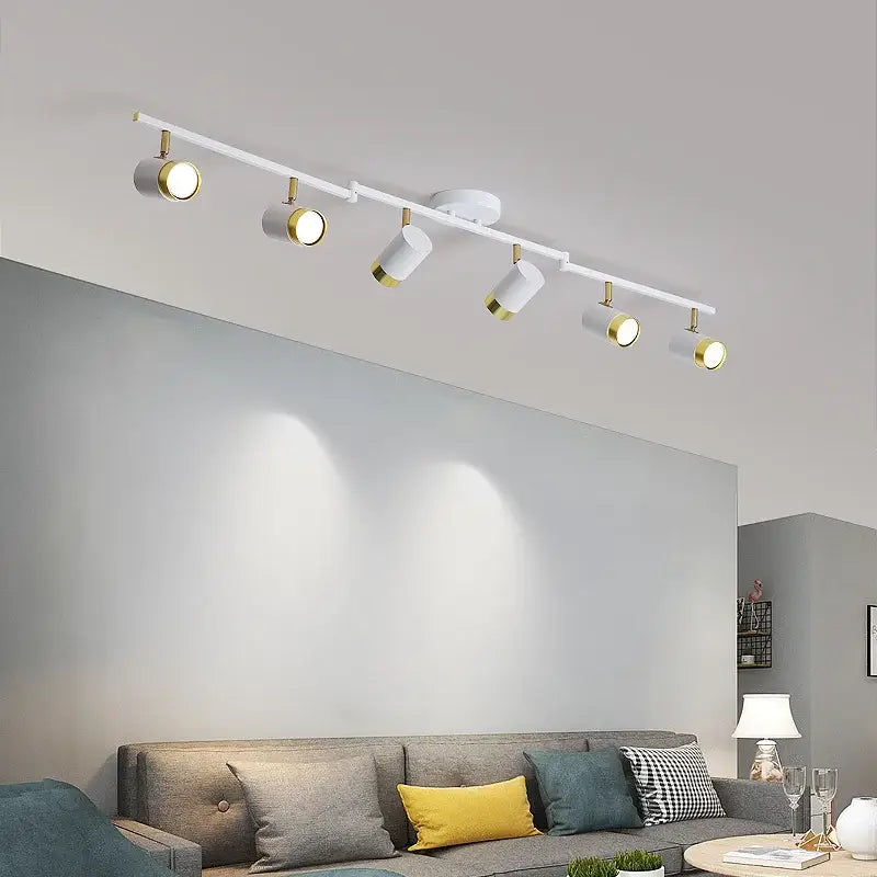 Modern white & gold decorbites ceiling chandelier living room spotlight