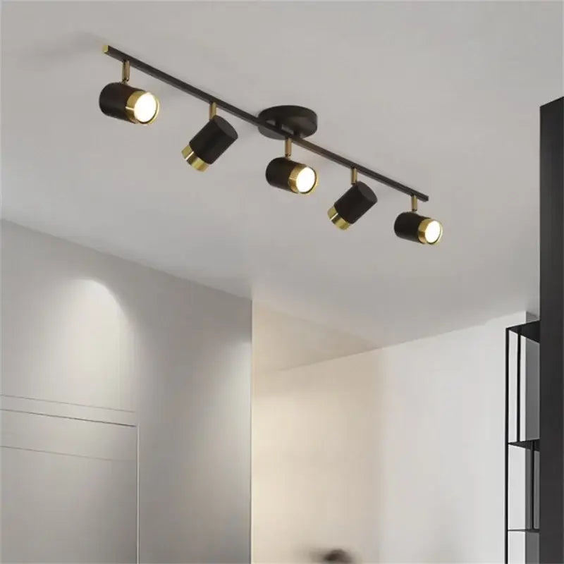 Modern white & gold decorbites ceiling chandelier living room spotlight