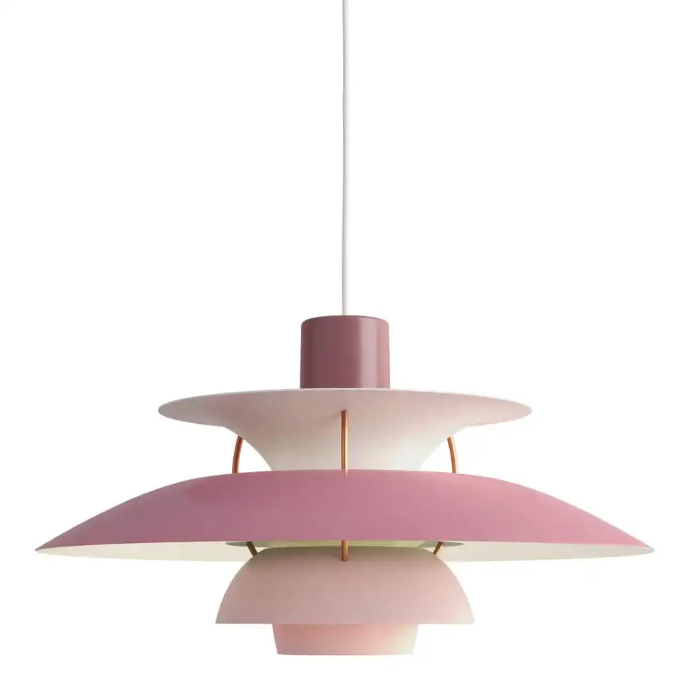 Modern white layered led pendant light for kitchen