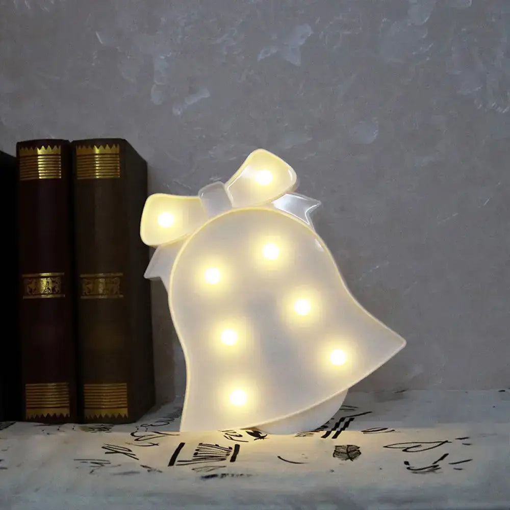 Modern white led reindeer nightstand light bedroom christmas element