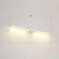 Modern white led wall mounted bathroom vanity lamp