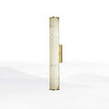 Modern white marble and brass wall lamp living room sconce