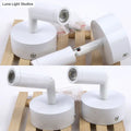 Modern white tube wall light adjustable bedroom sconce