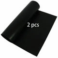 Non-stick black bbq grill mat kitchen and outdoor cooking accessory