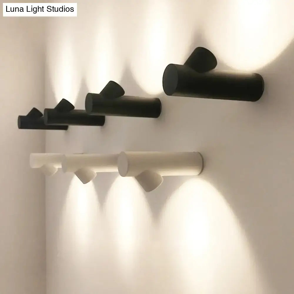 Nordic black adjustable led wall lamp – bedroom spotlight
