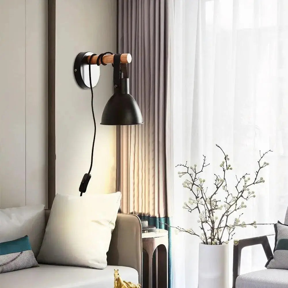 Nordic Plug-In Wall Sconce