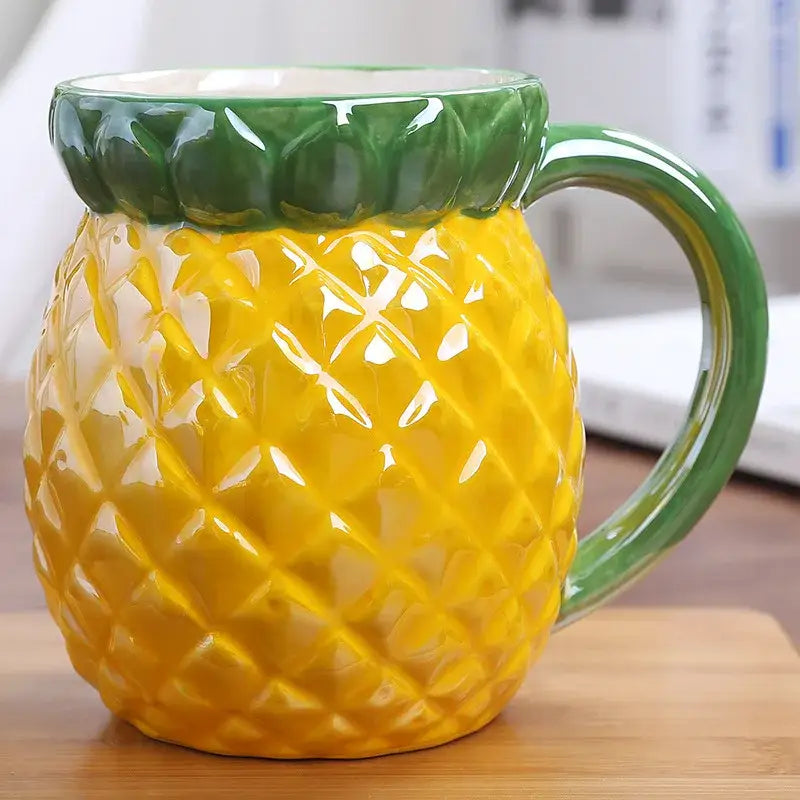 Orange pumpkin fruit ceramic cup kitchen breakfast mug