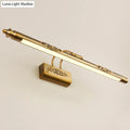 Ornate gold brass wall vanity light warm white bedroom sconce