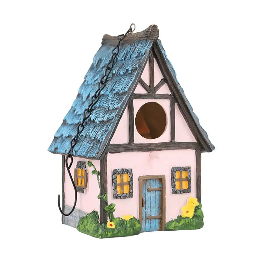 Outdoor Hanging Resin Birdhouse