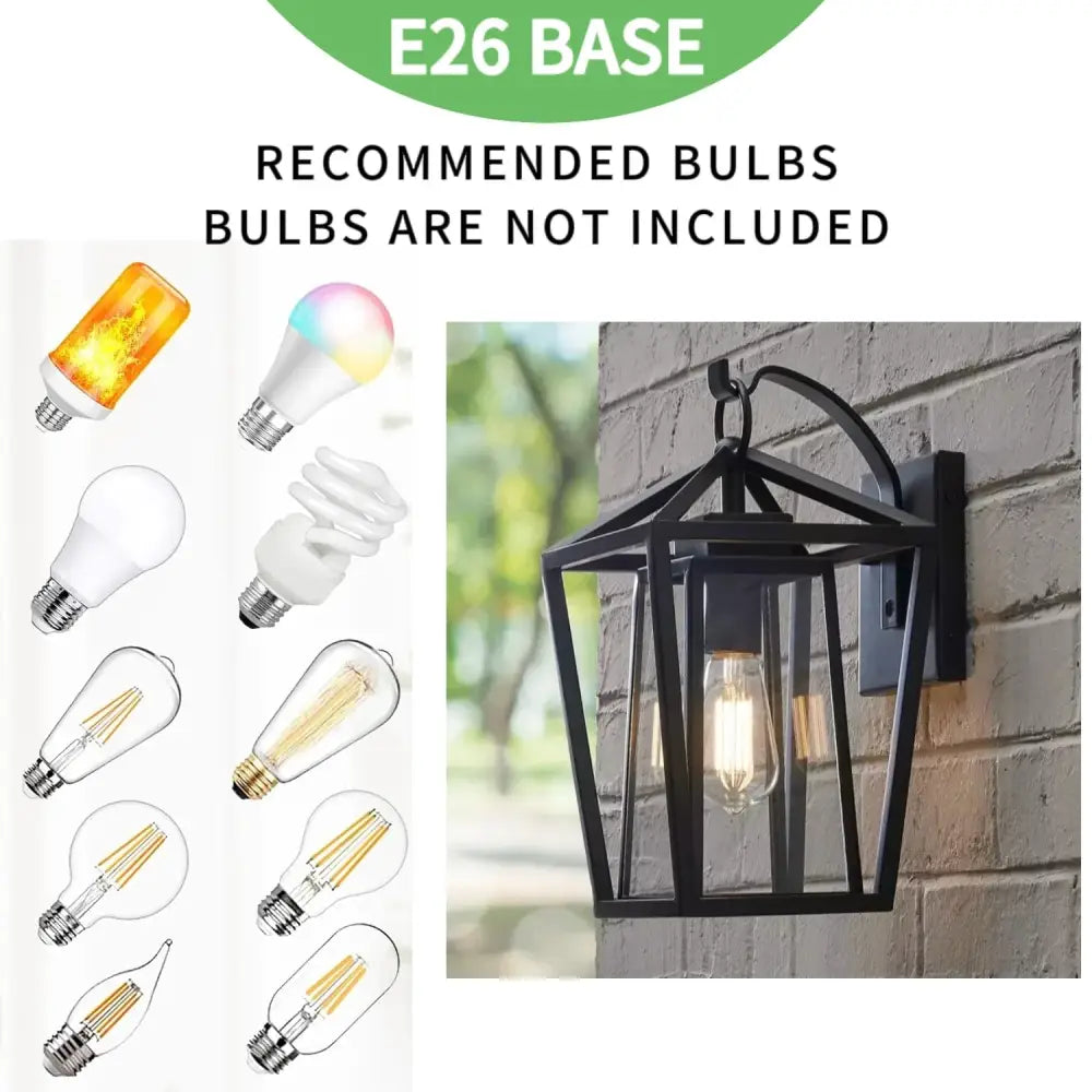 Outdoor Waterproof Wall Light Glass