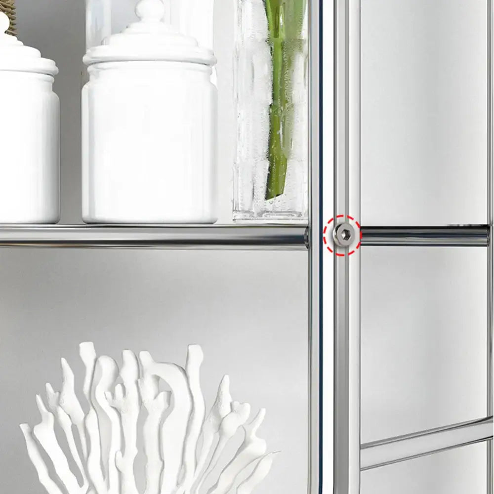 Over Toilet 3-Tier Metal Shelf