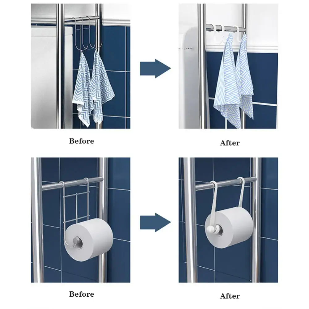 Over Toilet 3-Tier Metal Shelf