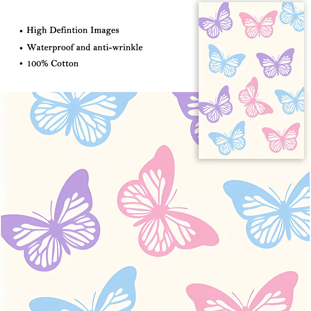 DecorBites™ Pastel Smiley Flower Canvas Wall Art