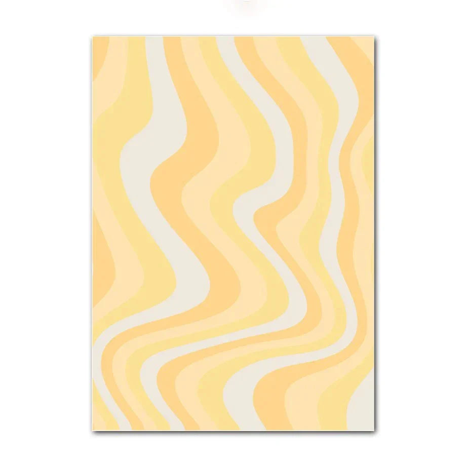 DecorBites™ Pastel Smiley Flower Canvas Wall Art