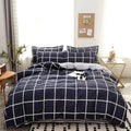 Pink heart cartoon print bedding set bedroom satin finish duvet cover
