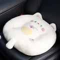 Plush gray cat shark cushion kids room seat pad