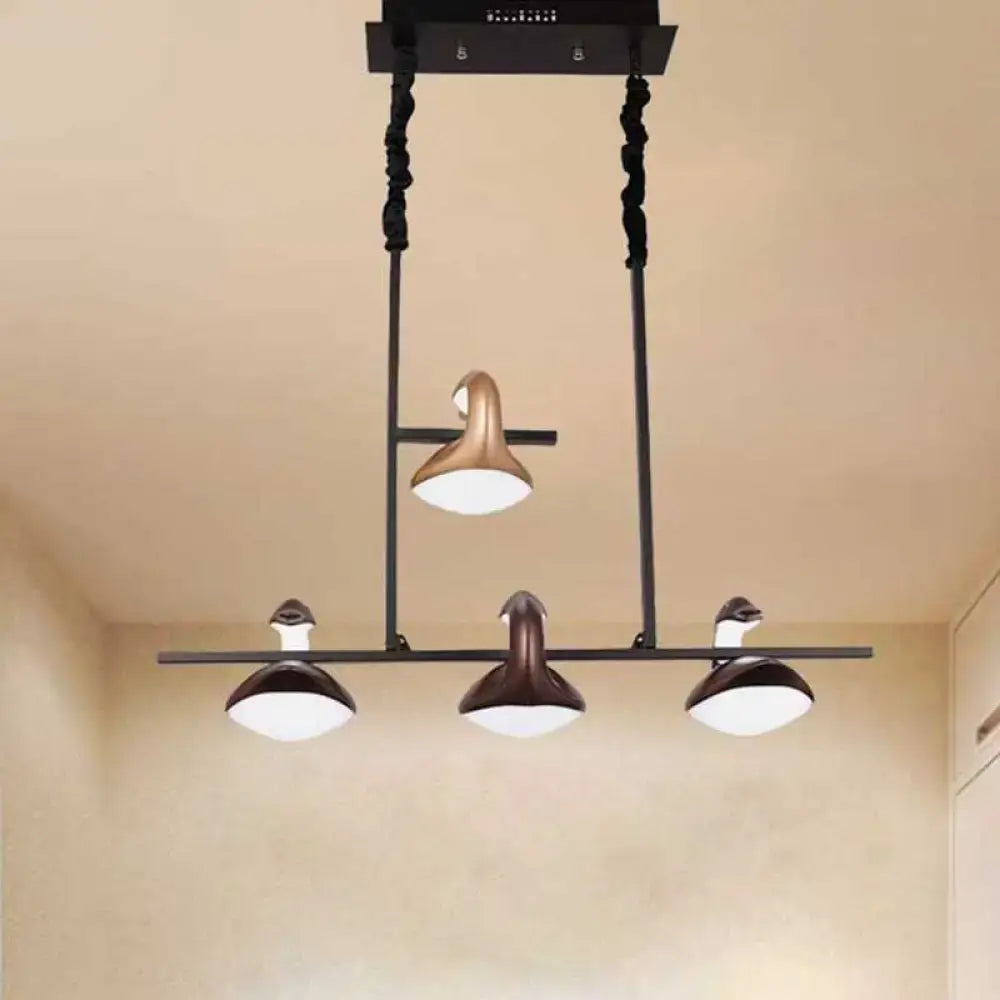 Post modern multicolored hanging pendant light for dining room