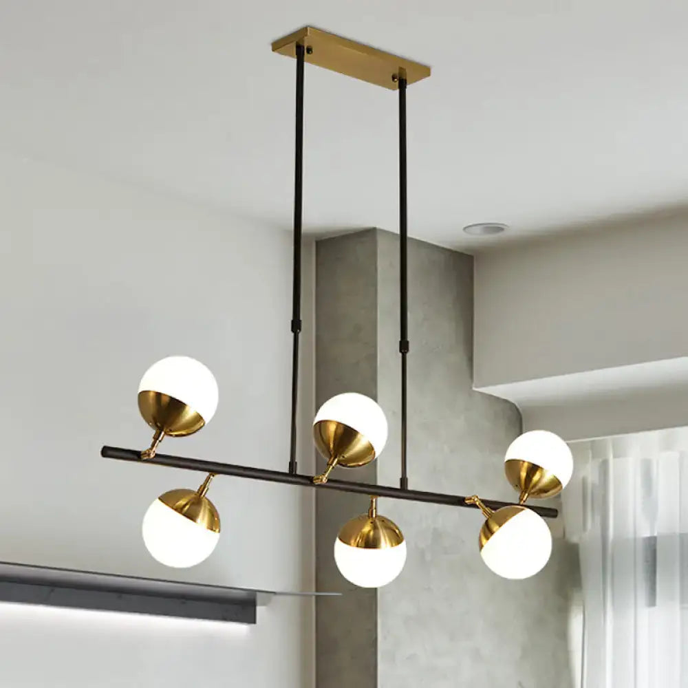 Postmodern black & gold island ceiling light kitchen pendant