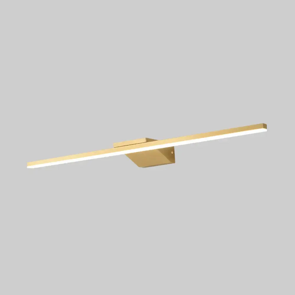 Postmodern gold led sconce acrylic bath wall light bathroom fixture