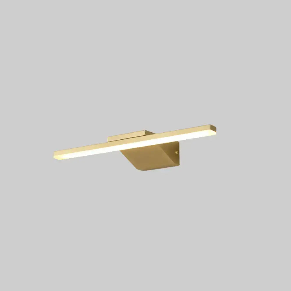 Postmodern gold led sconce acrylic bath wall light bathroom fixture
