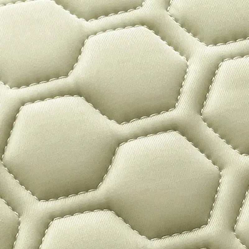 Quilted light green decorbites cooling mat bedroom bedding set