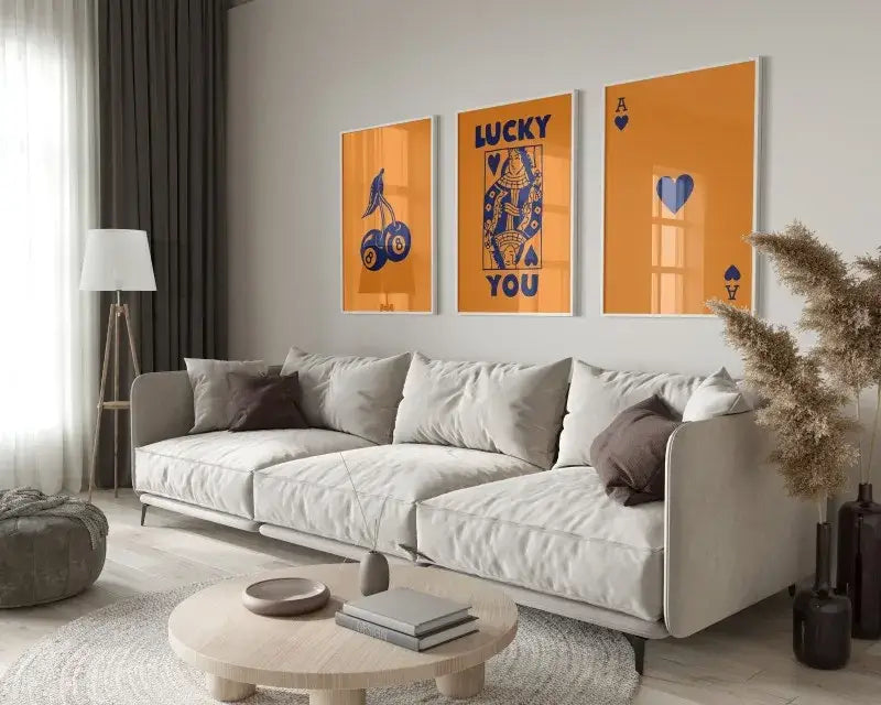 Retro Wall Art Poster Set