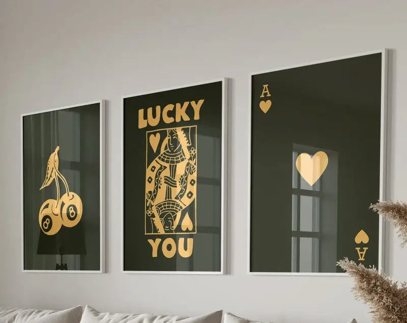 Retro Wall Art Poster Set