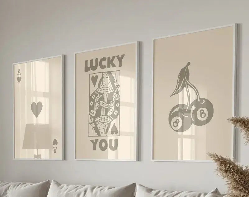 Retro Wall Art Poster Set