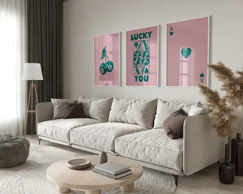 Retro Wall Art Posters Set