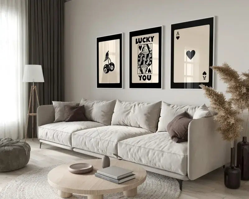 Retro Wall Art Posters Set
