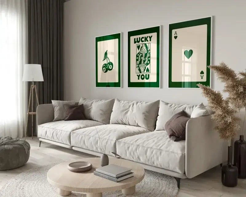 Retro Wall Art Posters Set