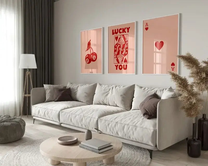 Retro Wall Art Set Queen Theme