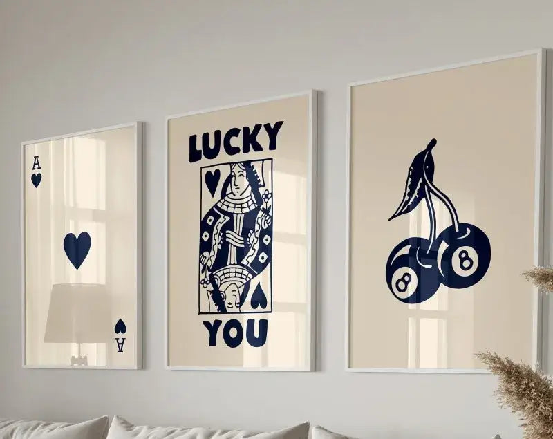 Retro Wall Art Set Queen Theme