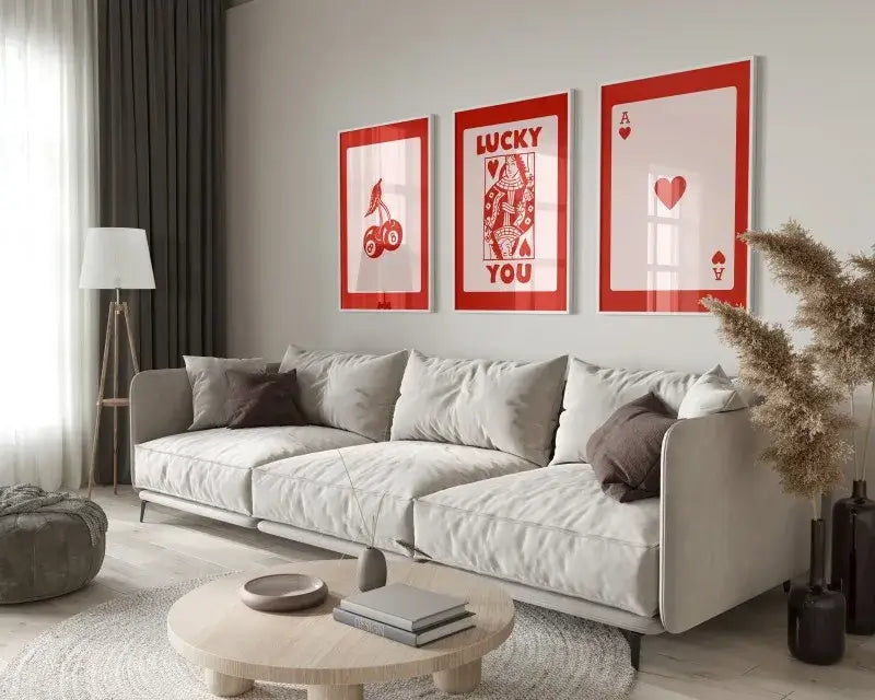 Retro Wall Art Set Queen Theme
