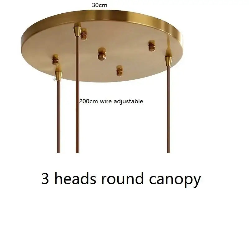 Ribbed cream ceramic led pendant light kitchen hanging lamp
