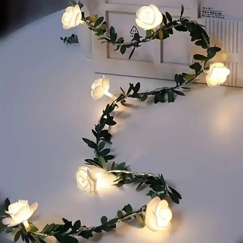 Rose Flower LED String Lights