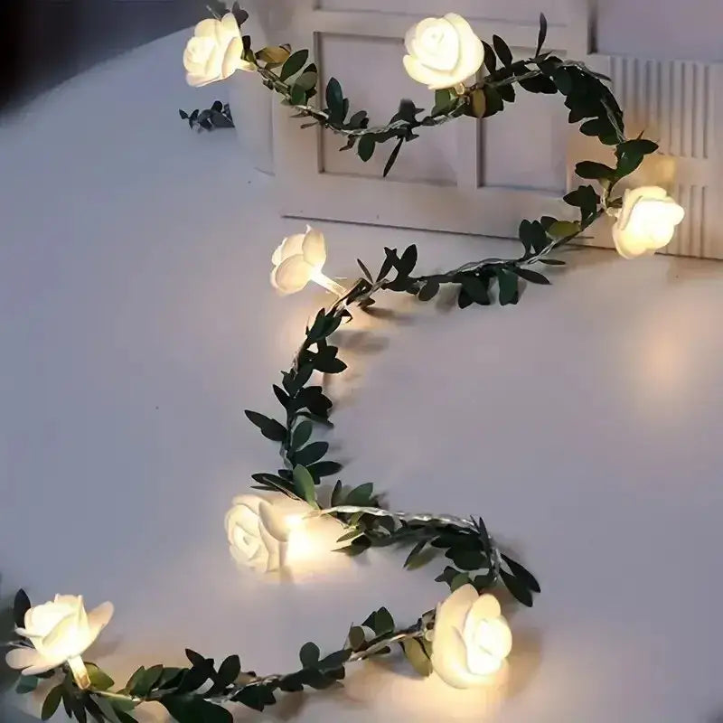 Rose Flower LED String Lights