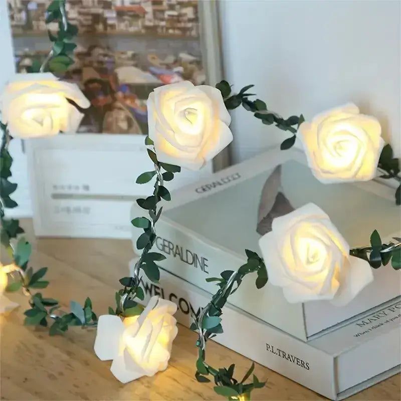 Rose Flower LED String Lights