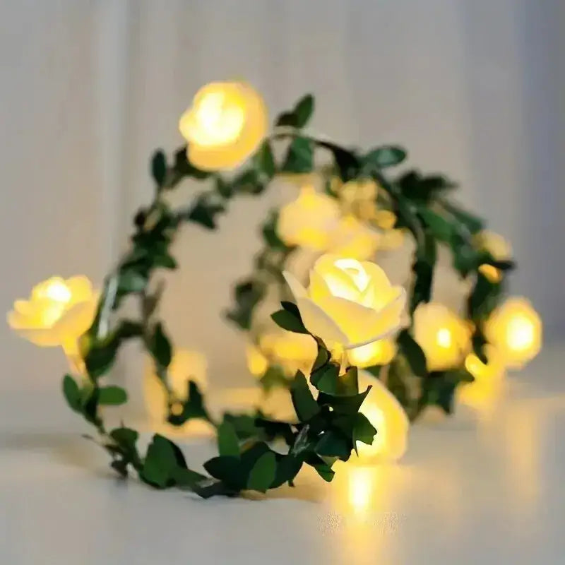 Rose Flower LED String Lights