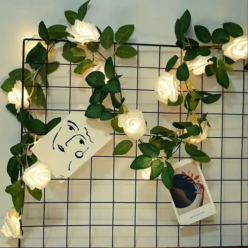 Rose Flower LED String Lights