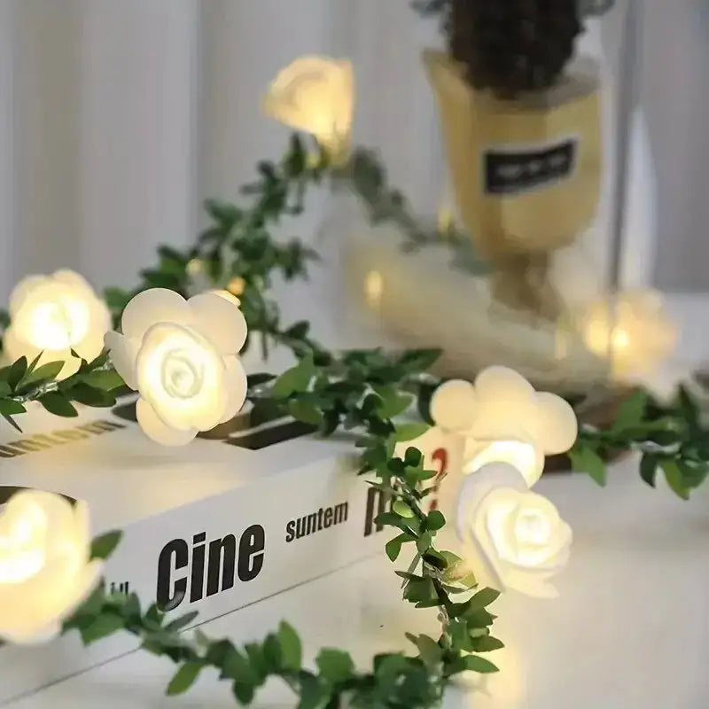 Rose Flower LED String Lights