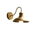 Rustic black gooseneck light fixture outdoor garage wall sconce