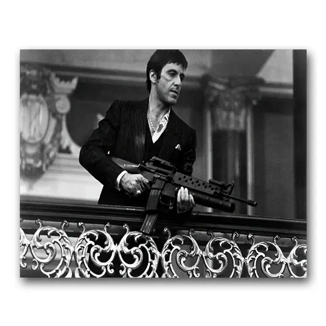 Scarface Canvas Wall Art Print