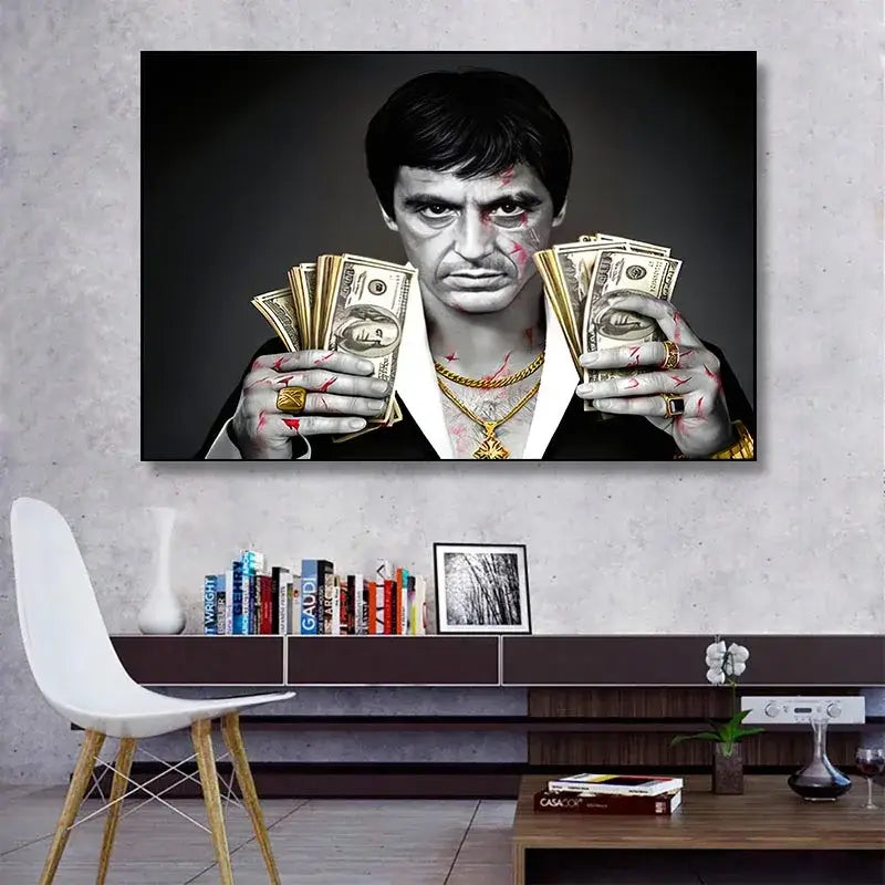 Scarface Canvas Wall Art Print