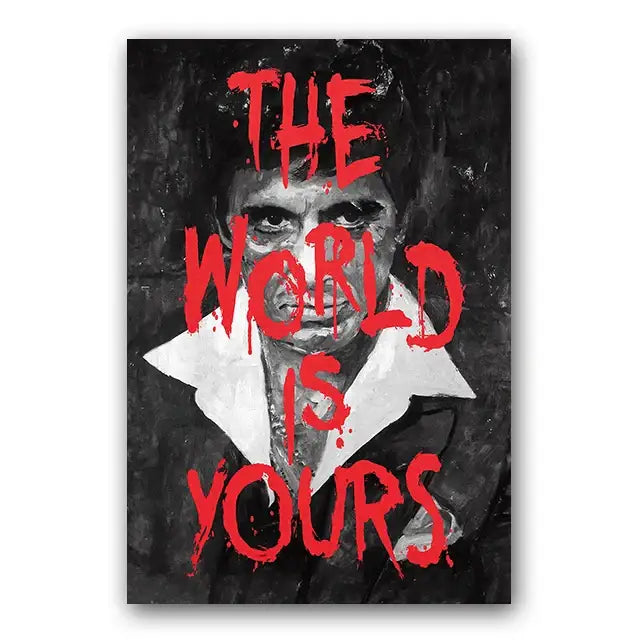 Scarface Canvas Wall Art Print