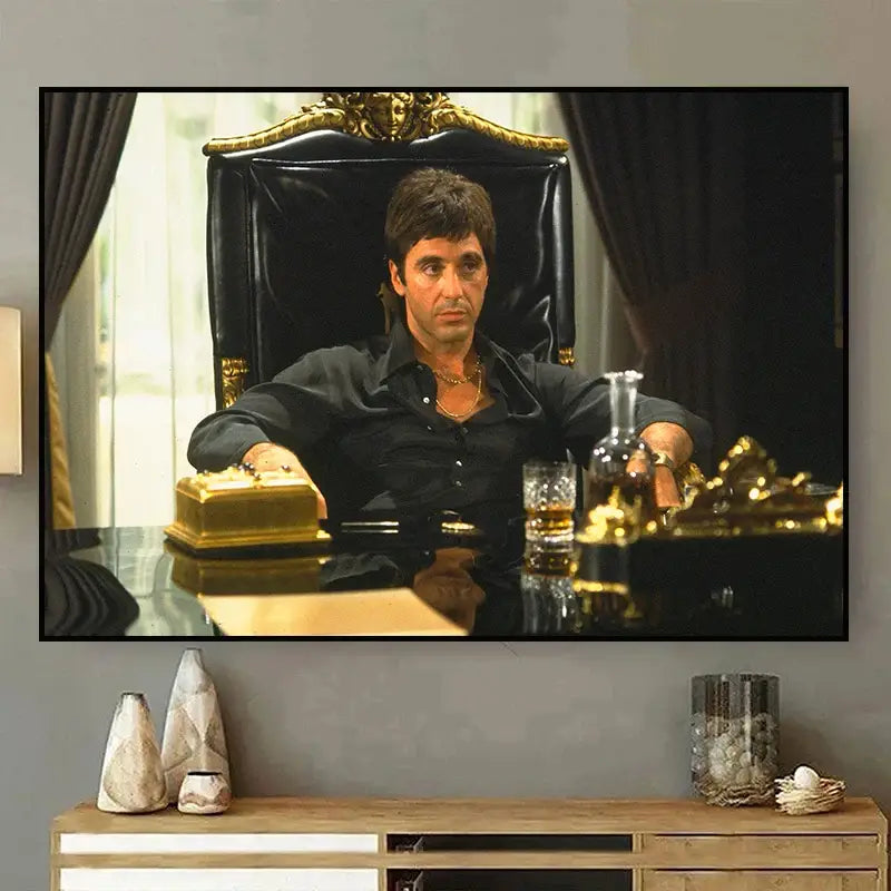 Scarface Canvas Wall Art Print