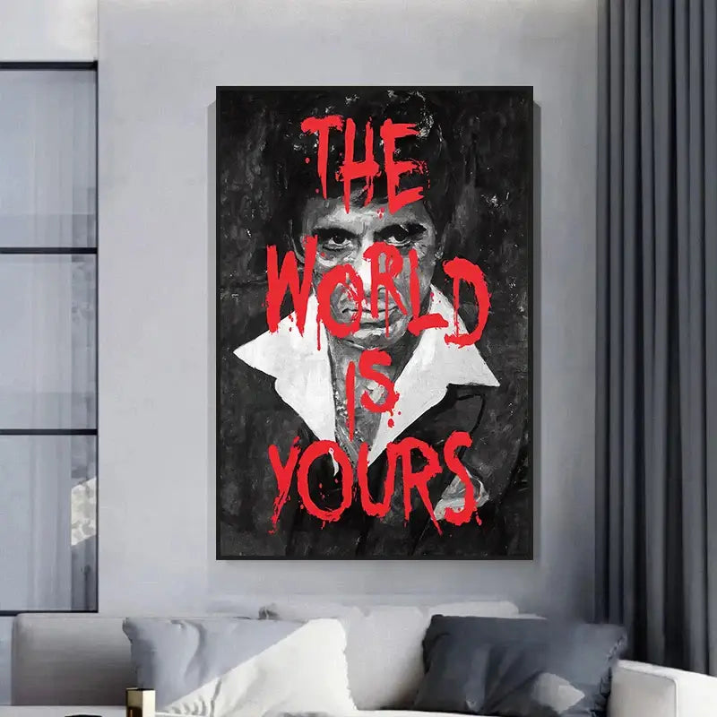 Scarface Canvas Wall Art Print