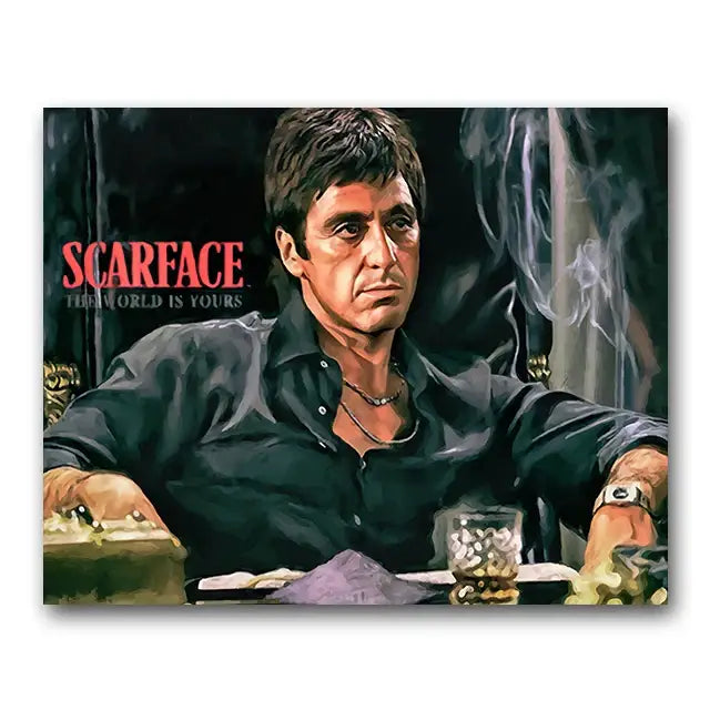 Scarface Canvas Wall Art Print