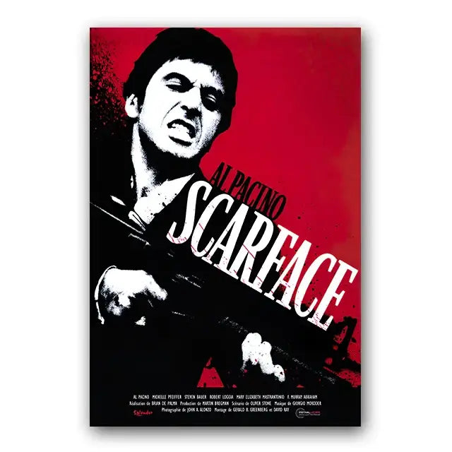 Scarface Canvas Wall Art Print
