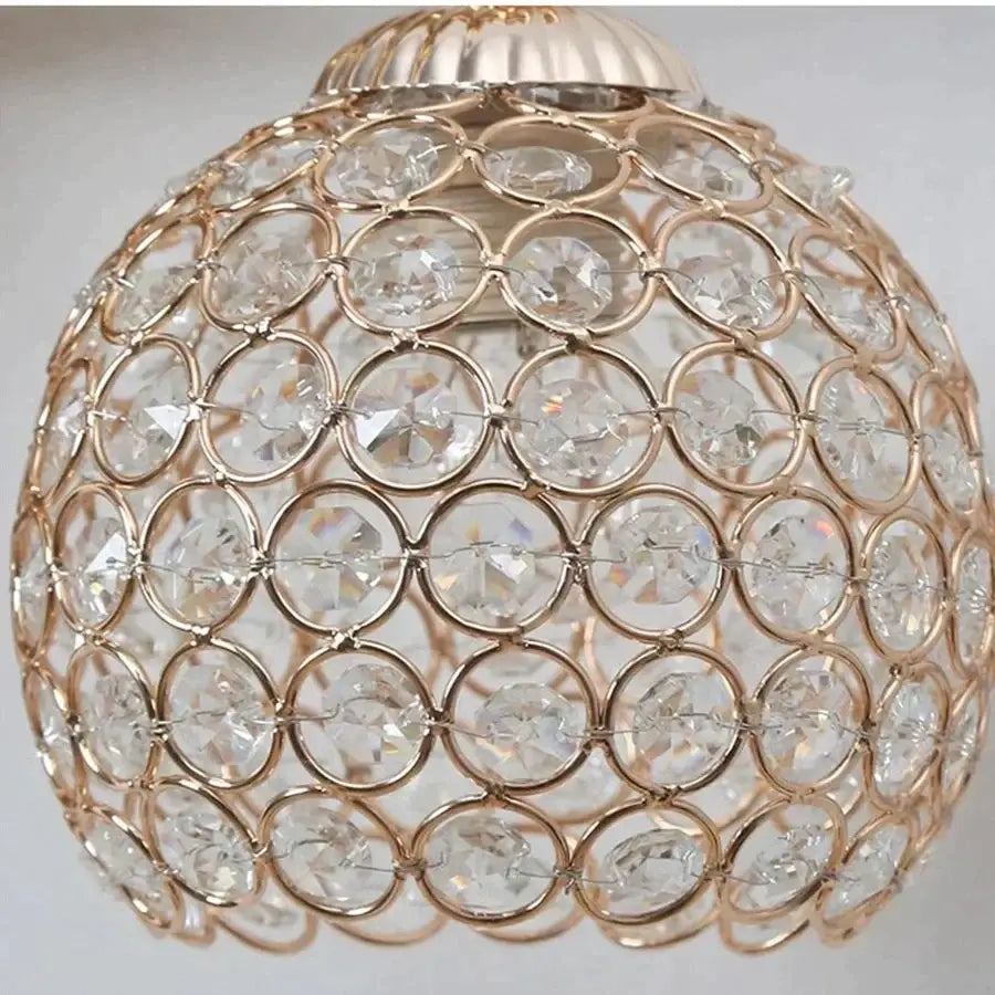 Sculptural gold violinist crystal wall lamp living room sconce